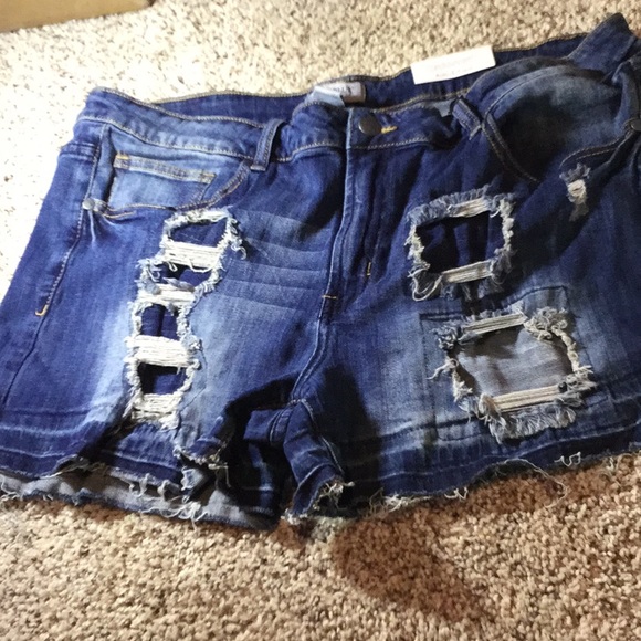 judy blue distressed shorts